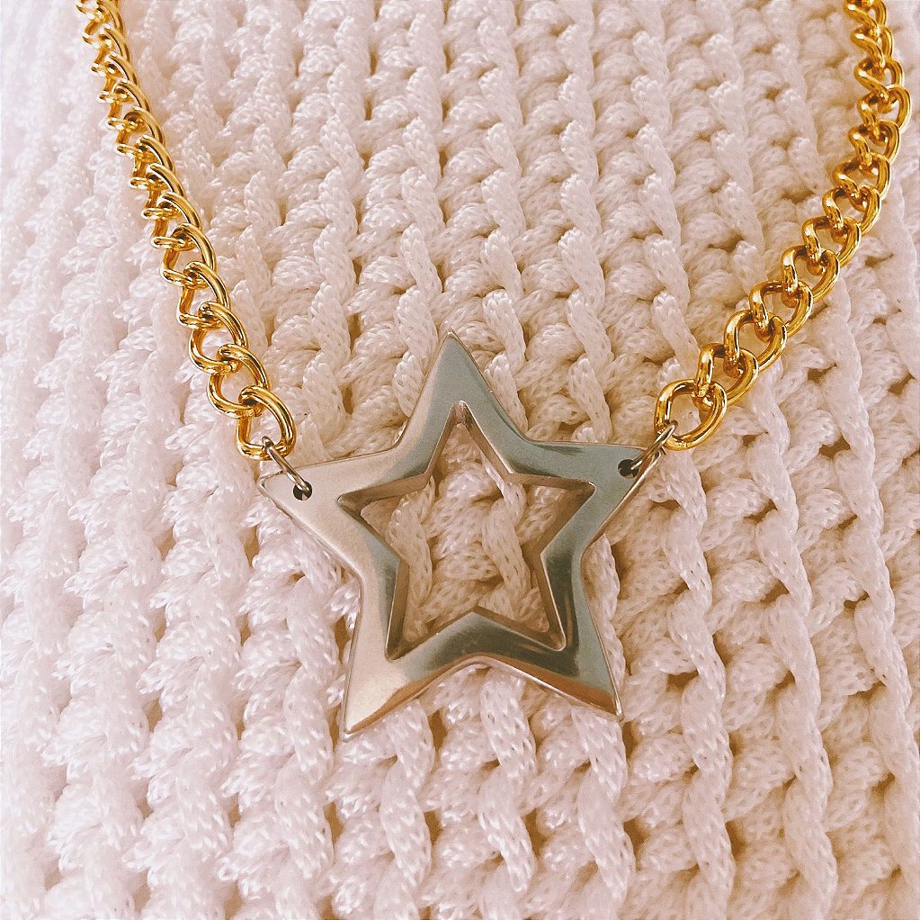 Colar Star Dourado