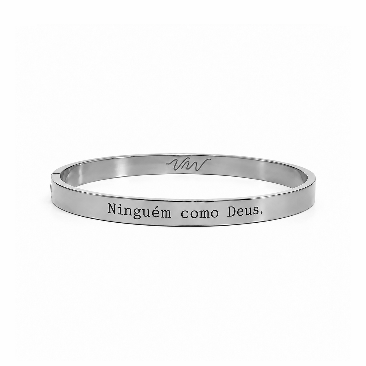 Bracelete Quem como Deus? Silver