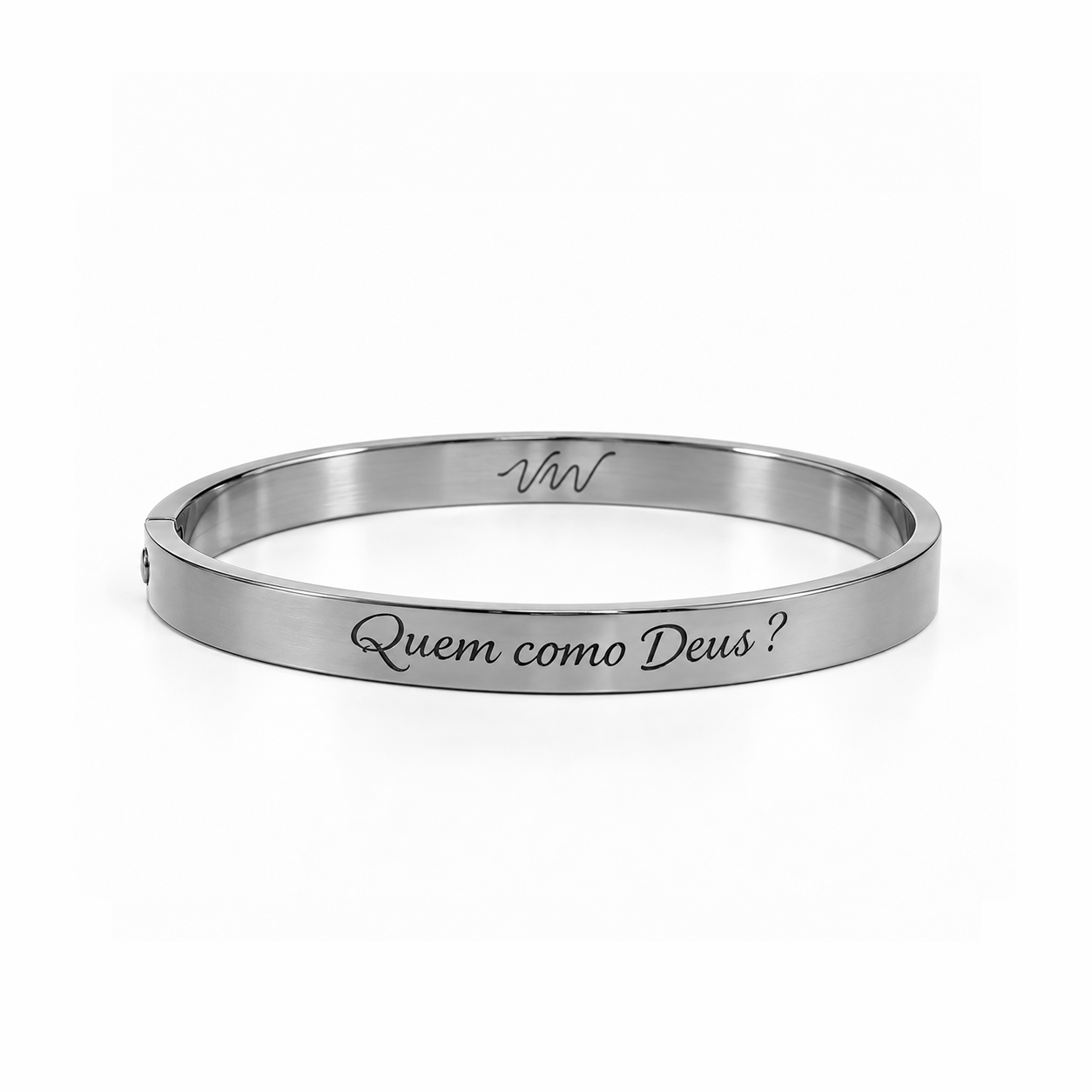 Bracelete Quem como Deus? Silver