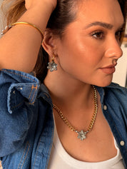 BRINCO FLORZINHA DOURADO