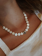 COLAR MONETA BIANCO