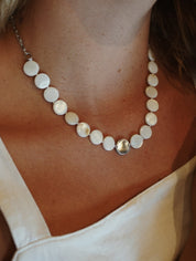COLAR MONETA BIANCO