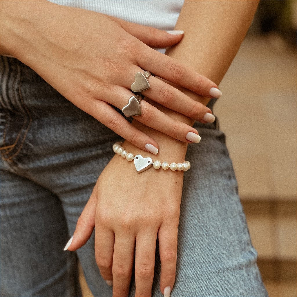 PULSEIRA AMOR EM PÉROLAS